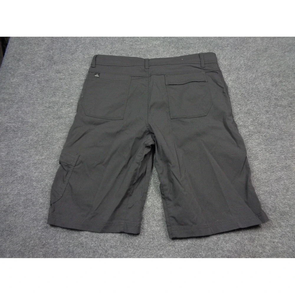 Prana Zion Shorts Mens L Grey Cargo Hiking Outdoor Standard Fit 11 In Inseam